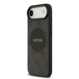 Apple iPhone 17 Air Kılıf Guess Orjinal Lisanslı M-safe Şarj Özellikli Yazı Logolu Circle Classic Kapak