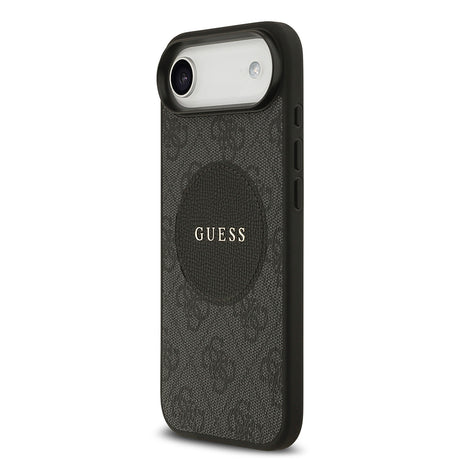 Apple iPhone 17 Air Kılıf Guess Orjinal Lisanslı M-safe Şarj Özellikli Yazı Logolu Circle Classic Kapak
