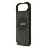 Apple iPhone 17 Air Kılıf Guess Orjinal Lisanslı M-safe Şarj Özellikli Yazı Logolu Circle Classic Kapak