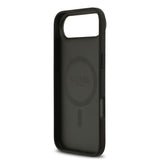 Apple iPhone 17 Air Kılıf Guess Orjinal Lisanslı M-safe Şarj Özellikli Yazı Logolu Circle Classic Kapak