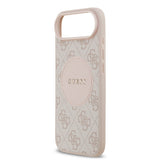 Apple iPhone 17 Air Kılıf Guess Orjinal Lisanslı M-safe Şarj Özellikli Yazı Logolu Circle Classic Kapak