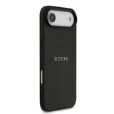 Apple iPhone 17 Air Kılıf Guess Orjinal Lisanslı M-safe Şarj Özellikli Yazı Logolu PU Deri Kapak