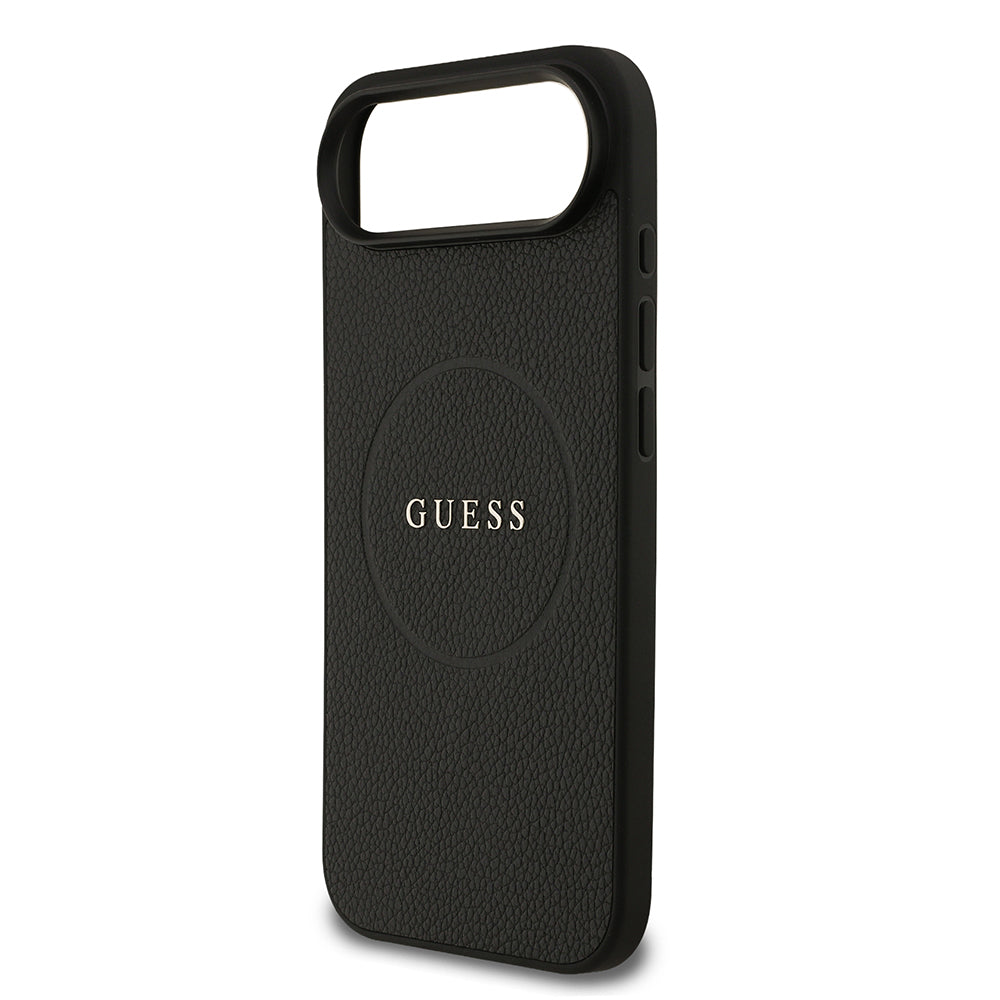 Apple iPhone 17 Air Kılıf Guess Orjinal Lisanslı M-safe Şarj Özellikli Yazı Logolu PU Deri Kapak