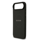 Apple iPhone 17 Air Kılıf Guess Orjinal Lisanslı M-safe Şarj Özellikli Yazı Logolu PU Deri Kapak