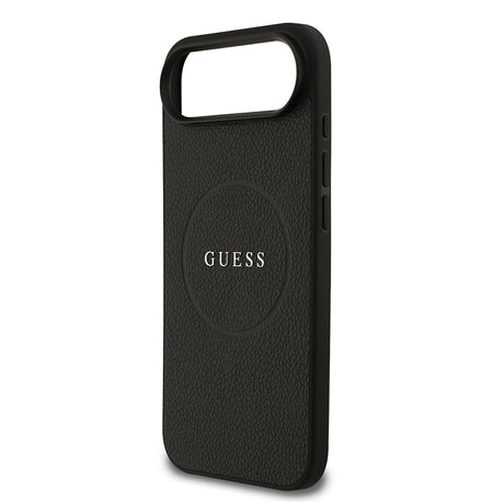 Apple iPhone 17 Air Kılıf Guess Orjinal Lisanslı M-safe Şarj Özellikli Yazı Logolu PU Deri Kapak