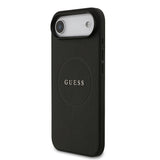 Apple iPhone 17 Air Kılıf Guess Orjinal Lisanslı M-safe Şarj Özellikli Yazı Logolu PU Deri Kapak