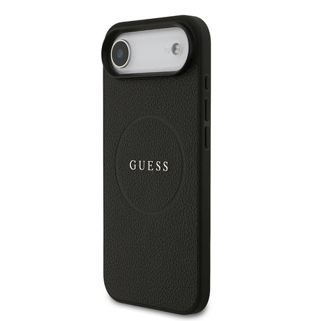 Apple iPhone 17 Air Kılıf Guess Orjinal Lisanslı M-safe Şarj Özellikli Yazı Logolu PU Deri Kapak