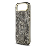Apple iPhone 17 Air Kılıf Guess Orjinal Lisanslı M-safe Şarj Özellikli Yazı Logolu Python Desenli Kapak