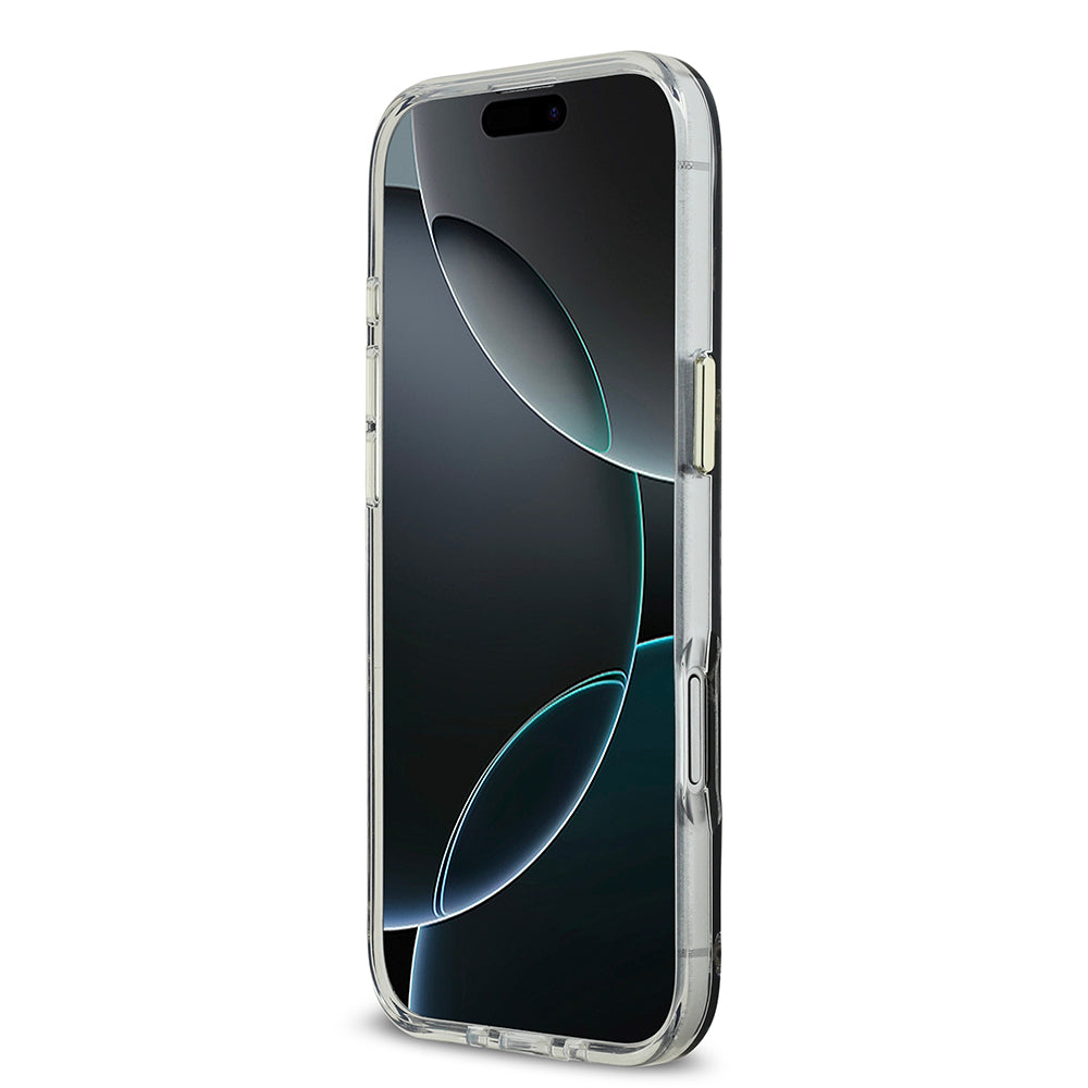 Apple iPhone 17 Air Kılıf Guess Orjinal Lisanslı Metal Kamera Çerçeveli Simli Aynalı Kapak