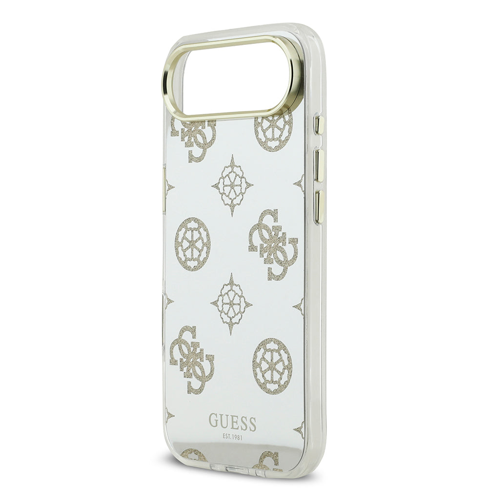 Apple iPhone 17 Air Kılıf Guess Orjinal Lisanslı Metal Kamera Çerçeveli Simli Aynalı Kapak