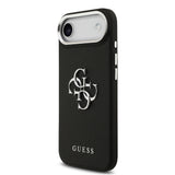 Apple iPhone 17 Air Kılıf Guess Orjinal Lisanslı PU Deri 4G Büyük Metal Logo Dizaynlı Kapak