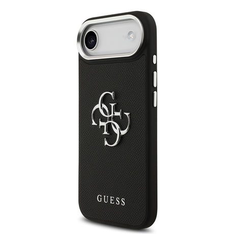 Apple iPhone 17 Air Kılıf Guess Orjinal Lisanslı PU Deri 4G Büyük Metal Logo Dizaynlı Kapak