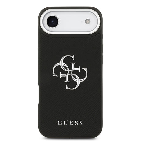 Apple iPhone 17 Air Kılıf Guess Orjinal Lisanslı PU Deri 4G Büyük Metal Logo Dizaynlı Kapak