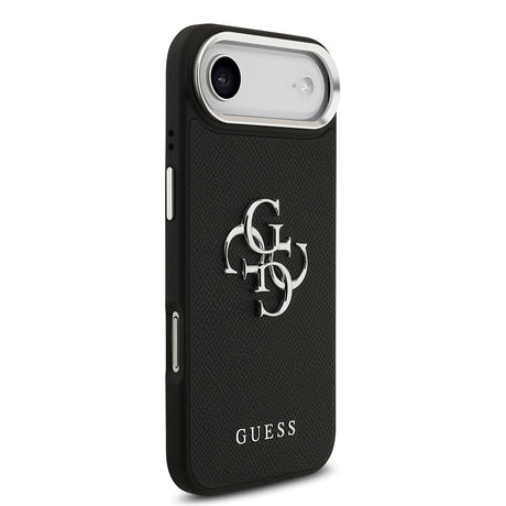 Apple iPhone 17 Air Kılıf Guess Orjinal Lisanslı PU Deri 4G Büyük Metal Logo Dizaynlı Kapak