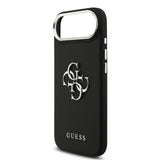 Apple iPhone 17 Air Kılıf Guess Orjinal Lisanslı PU Deri 4G Büyük Metal Logo Dizaynlı Kapak