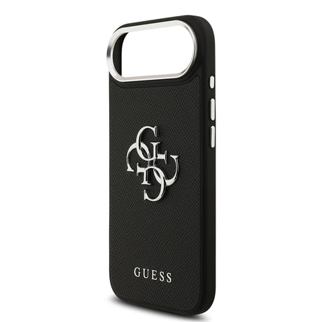 Apple iPhone 17 Air Kılıf Guess Orjinal Lisanslı PU Deri 4G Büyük Metal Logo Dizaynlı Kapak