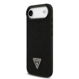 Apple iPhone 17 Air Kılıf Guess Orjinal Lisanslı Taşlı Arka Yüzey Üçgen Logolu Kapak