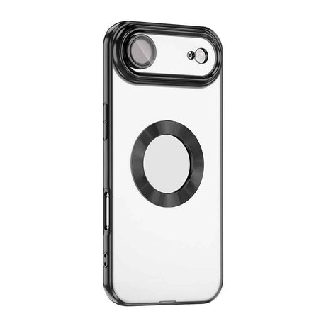 Apple iPhone 17 Air Kılıf Kamera Korumalı Logo Gösteren Zore Omega Kapak