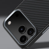 Apple iPhone 17 Air Kılıf Karbon Fiber M-safe Şarj Özellikli Benks Hybrid ArmorPro 600D Kevlar Kapak