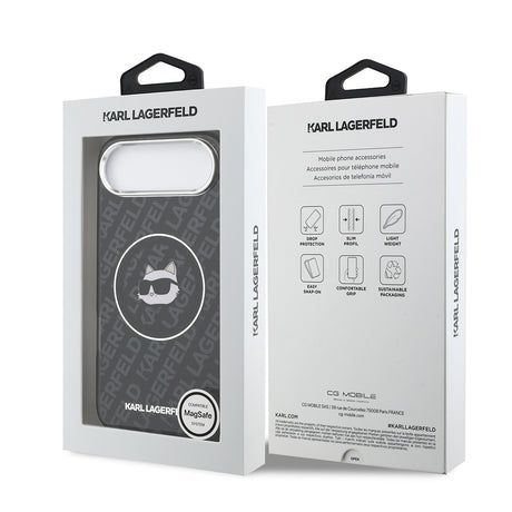Apple iPhone 17 Air Kılıf Karl Lagerfeld Orjinal Lisanslı IML Baskılı Choupette Heads Kapak