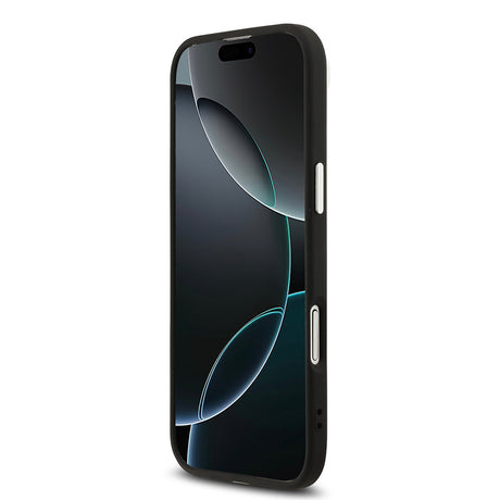 Apple iPhone 17 Air Kılıf Karl Lagerfeld Orjinal Lisanslı M-safe Şarj Özellikli Metal Kamera ve Buton Tasarımlı K&C PU Deri Kapak
