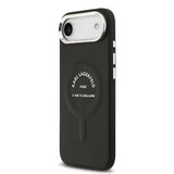 Apple iPhone 17 Air Kılıf Karl Lagerfeld Orjinal Lisanslı M-safe Şarj Özellikli Metal Kamera ve Buton Tasarımlı Paris RSG PU Deri Kapak