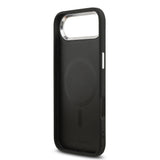 Apple iPhone 17 Air Kılıf Karl Lagerfeld Orjinal Lisanslı M-safe Şarj Özellikli Metal Kamera ve Buton Tasarımlı Paris RSG PU Deri Kapak