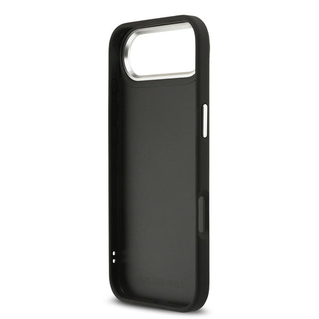 Apple iPhone 17 Air Kılıf Karl Lagerfeld Orjinal Lisanslı Metal Logolu K&C Heads Pin Kapak