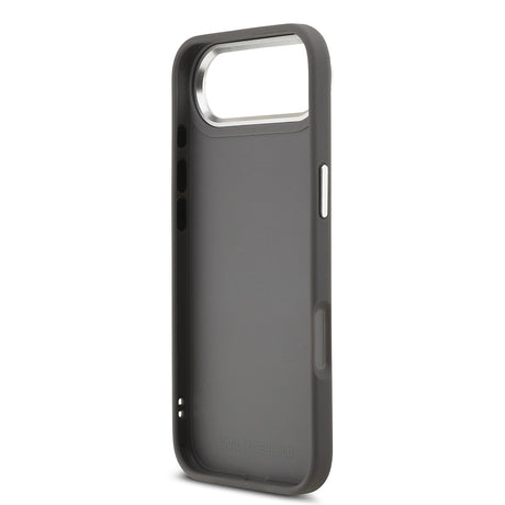 Apple iPhone 17 Air Kılıf Karl Lagerfeld Orjinal Lisanslı Metal Logolu K&C Heads Pin Kapak