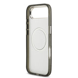 Apple iPhone 17 Air Kılıf Karl Lagerfeld Orjinal Lisanslı Parlayan Simli Karl & Choupette Heads Kapak