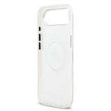 Apple iPhone 17 Air Kılıf Karl Lagerfeld Orjinal Lisanslı Parlayan Simli Karl & Choupette Heads Kapak