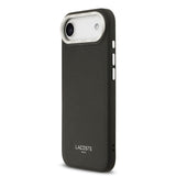 Apple iPhone 17 Air Kılıf Lacoste Orjinal Lisanslı M-safe Şarj Özellikli Champs Elysees PU Deri Tasarımlı Kapak