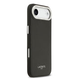 Apple iPhone 17 Air Kılıf Lacoste Orjinal Lisanslı M-safe Şarj Özellikli Champs Elysees PU Deri Tasarımlı Kapak