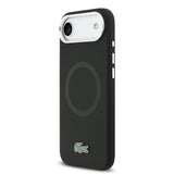 Apple iPhone 17 Air Kılıf Lacoste Orjinal Lisanslı M-safe Şarj Özellikli İkonik Logolu Metal Kamera Çerçeveli Silikon Kapak