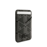 Apple iPhone 17 Air Kılıf Lacoste Orjinal Lisanslı M-safe Şarj Özellikli PU Deri Tasarımlı Kartlıklı Karışık Monogram Desenli Kapak