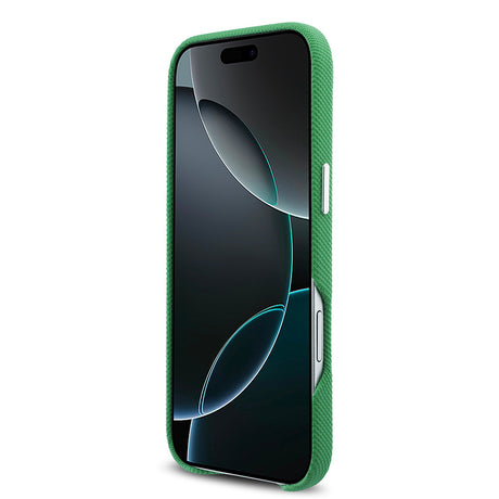 Apple iPhone 17 Air Kılıf Lacoste Orjinal Lisanslı M-Safe Şarj Özellikli PVC Pike Desenli Arka Yüzey İkonik Timsah Dokuma Logolu Kapak