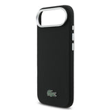 Apple iPhone 17 Air Kılıf Lacoste Orjinal Lisanslı M-Safe Şarj Özellikli PVC Pike Desenli Arka Yüzey İkonik Timsah Dokuma Logolu Kapak