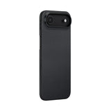 Apple iPhone 17 Air Kılıf M-safe Şarj Özellikli 1500D Aramid Fiber Pitaka Ultra-Slim Classic Serisi Black-Grey Twill Kapak