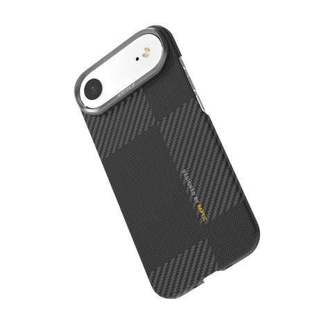 Apple iPhone 17 Air Kılıf M-safe Şarj Özellikli 600D Metal Kamera Çerçeveli Raptic Aramid Fiber Geotik Serisi Kapak