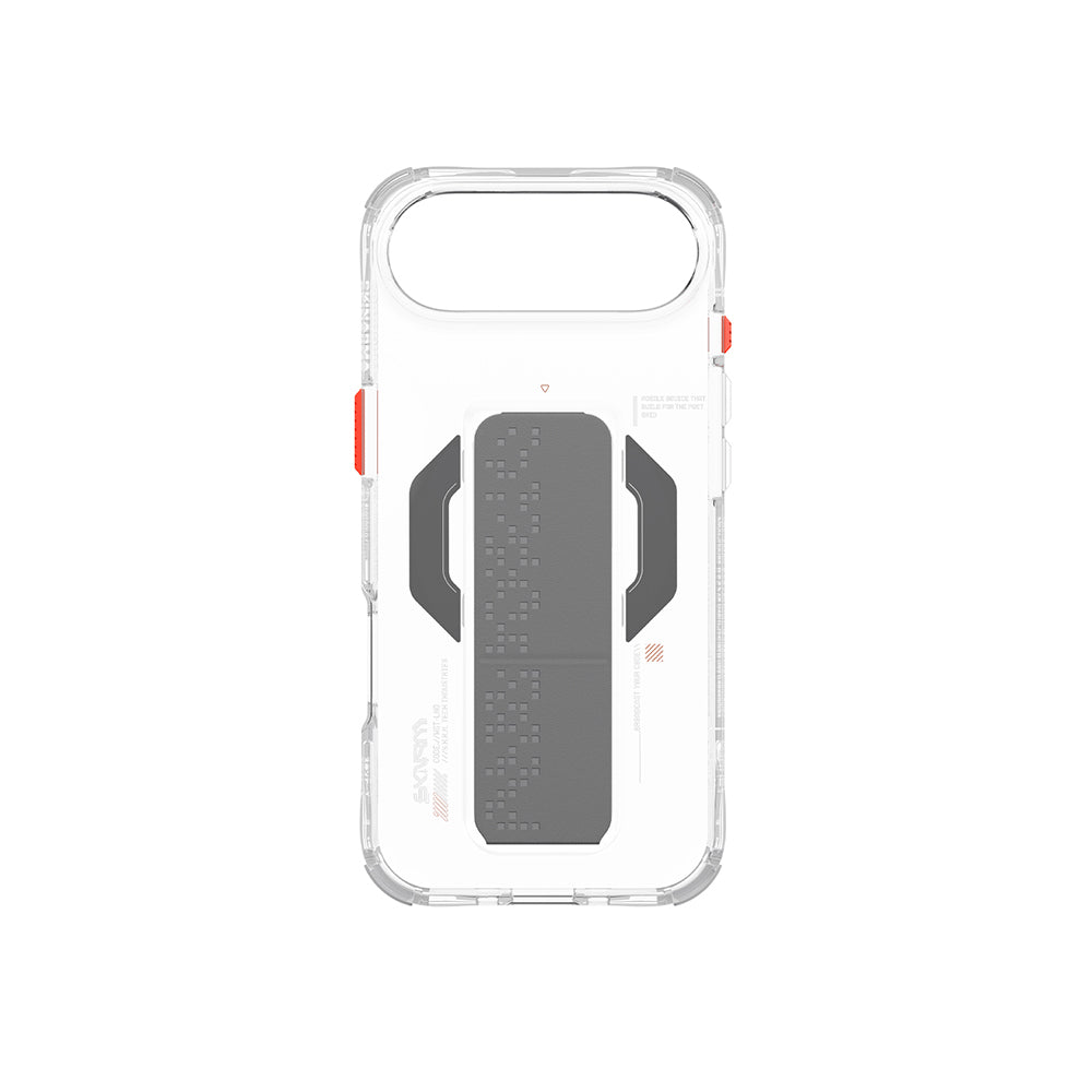 Apple iPhone 17 Air Kılıf M-Safe Şarj Özellikli Airbag Tasarımlı Standlı Skinarma Haxa Kapak