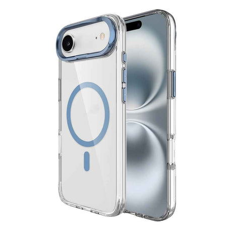 Apple iPhone 17 Air Kılıf M-safe Şarj Özellikli Airbagli Kamera Standlı Zore Azor Kapak