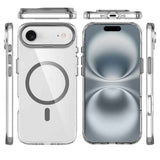 Apple iPhone 17 Air Kılıf M-safe Şarj Özellikli Airbagli Kamera Standlı Zore Azor Kapak