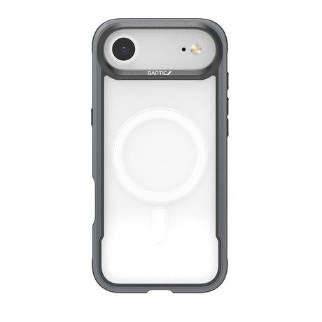 Apple iPhone 17 Air Kılıf M-safe Şarj Özellikli Airbagli Raptic Shield Serisi Şeffaf Arka Yüzey Kapak