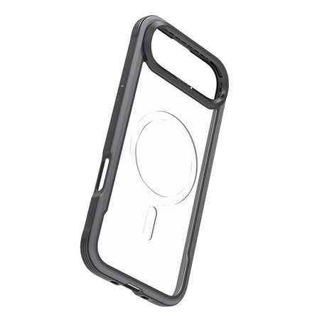 Apple iPhone 17 Air Kılıf M-safe Şarj Özellikli Airbagli Raptic Shield Serisi Şeffaf Arka Yüzey Kapak
