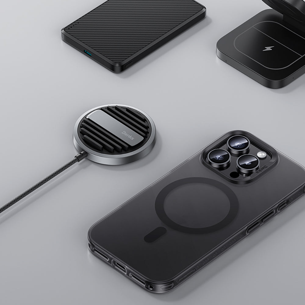 Apple iPhone 17 Air Kılıf M-safe Şarj Özellikli Benks Lucid Armor Kapak