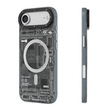 Apple iPhone 17 Air Kılıf M-safe Şarj Özellikli Kamera Denetim Butonlu Youngkit Technology Serisi Kapak