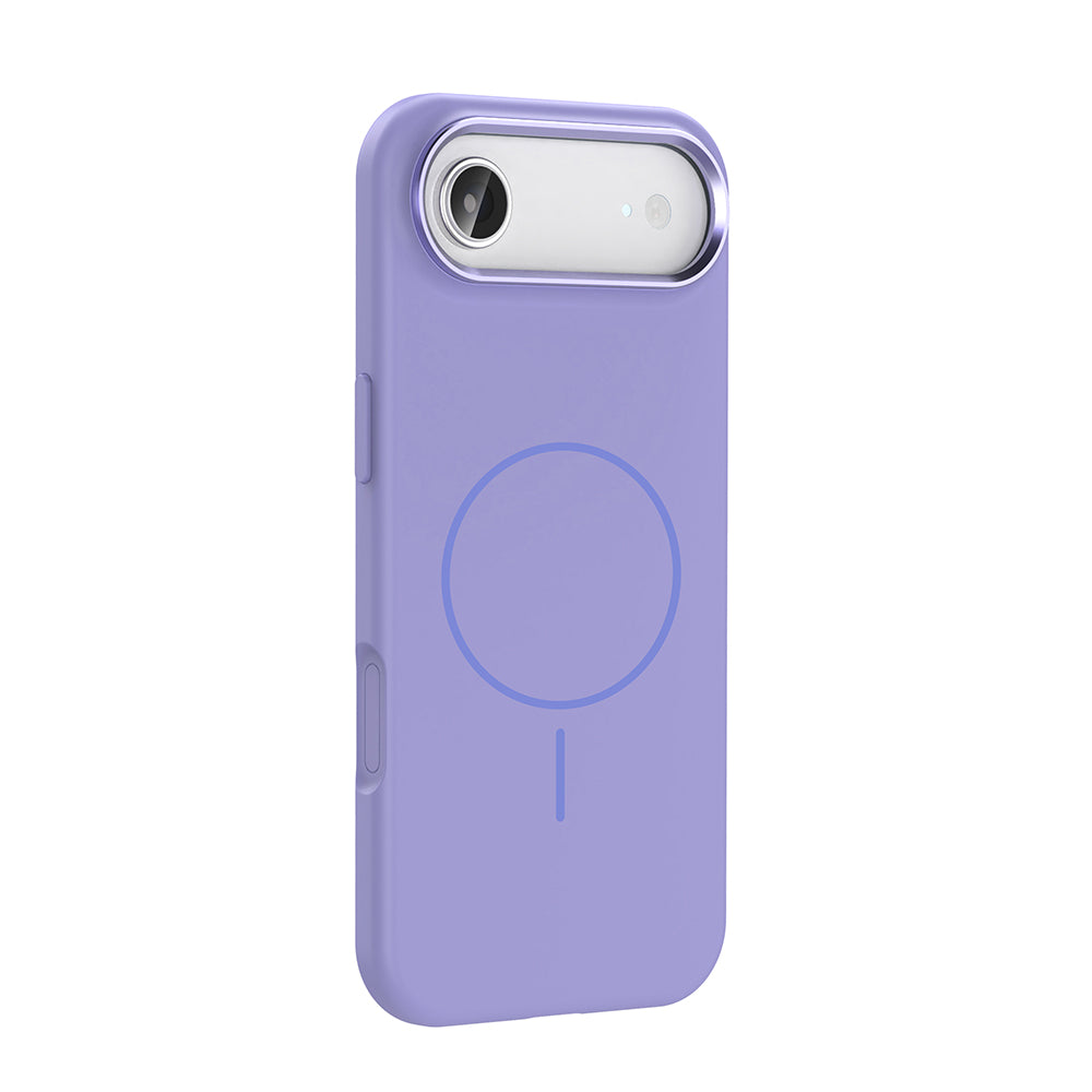 Apple iPhone 17 Air Kılıf M-Safe Şarj Özellikli Metal Kamera Çerçeveli Zore Edi Silikon Kapak