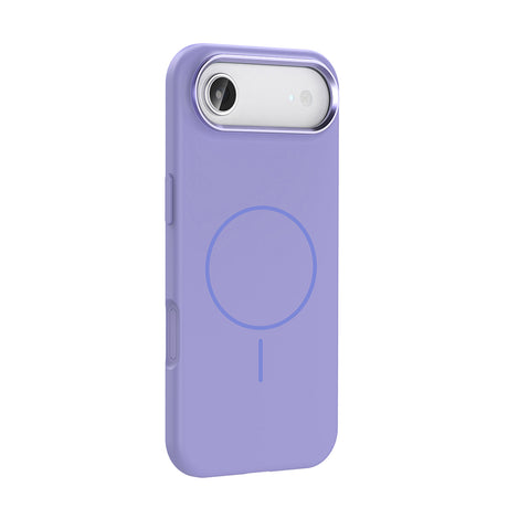 Apple iPhone 17 Air Kılıf M-Safe Şarj Özellikli Metal Kamera Çerçeveli Zore Edi Silikon Kapak