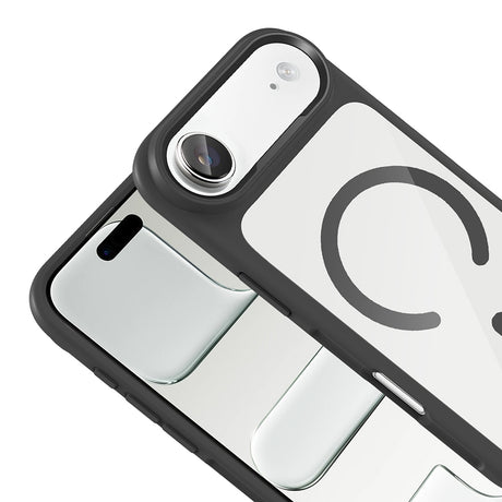 Apple iPhone 17 Air Kılıf M-Safe Şarj Özellikli Metal Kamera Çerçeveli Zore Tiko Kapak