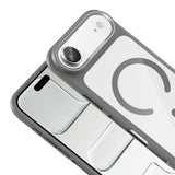 Apple iPhone 17 Air Kılıf M-Safe Şarj Özellikli Metal Kamera Çerçeveli Zore Tiko Kapak